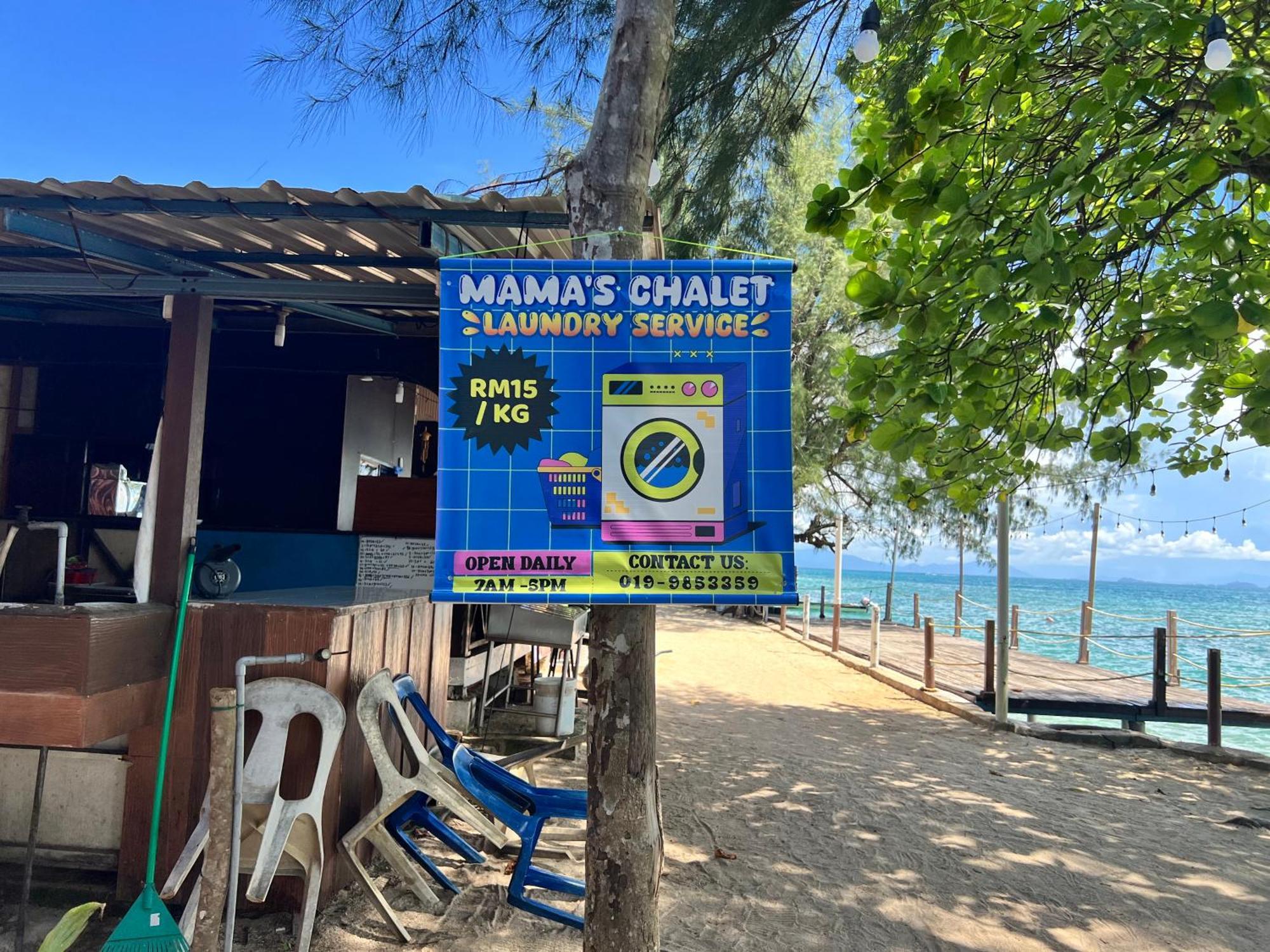 Mama'S Chalet Pulau Perhentian Besar Kampong Pasir Hantu ภายนอก รูปภาพ